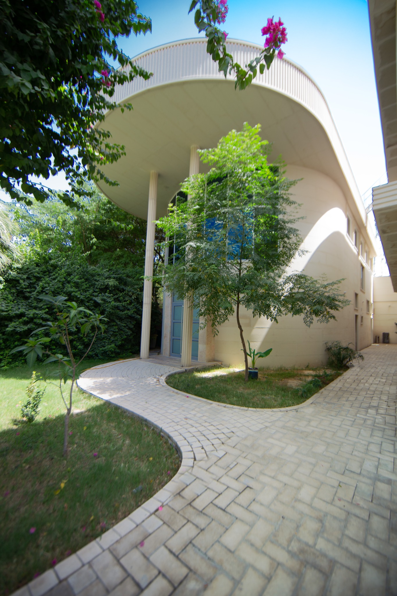 Landscaped garden exterior